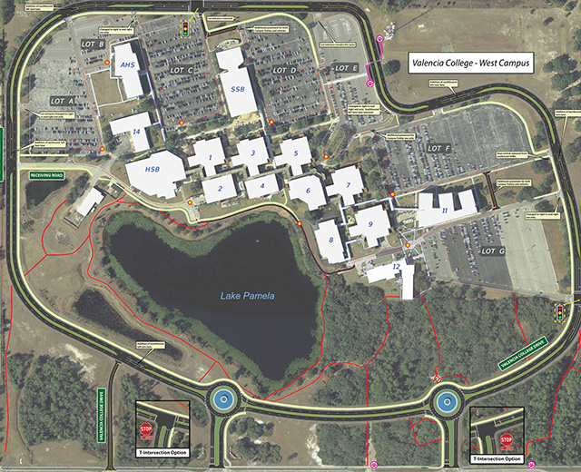 Valencia College West Campus Map Map